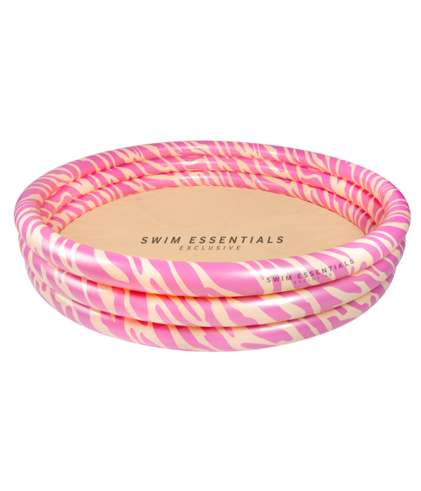 Kinderzwembad Zebra Roze Groot (150cm)