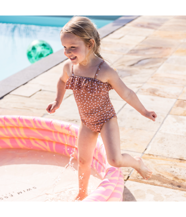 Kinderzwembad Zebra Roze Groot (150cm)
