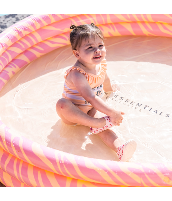 Kinderzwembad Zebra Roze Groot (150cm)