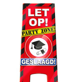 Waarschuwingsbord Geslaagd