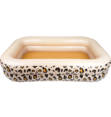 Rechthoekig Zwembad Panterprint Beige (211cm)