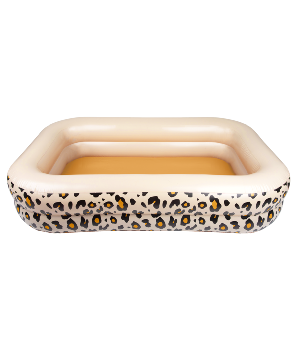 Rechthoekig Zwembad Panterprint Beige (211cm)