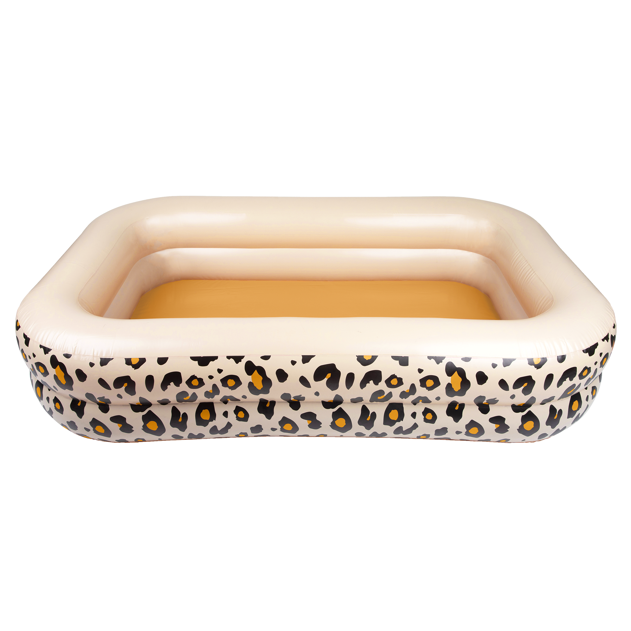 Rechthoekig Zwembad Panterprint Beige (211cm)