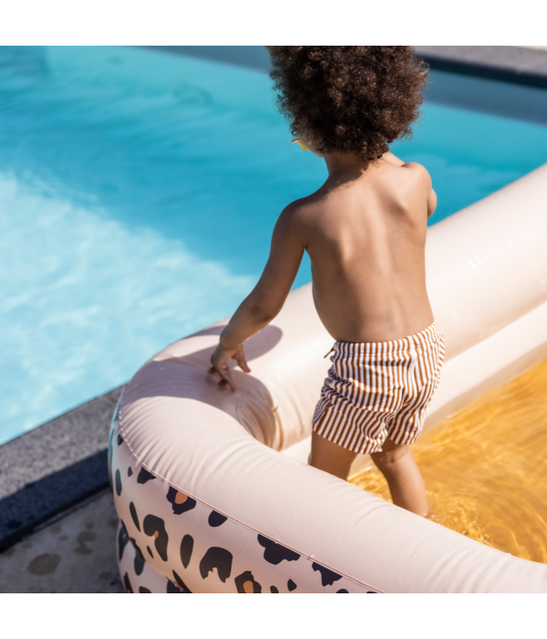 Rechthoekig Zwembad Panterprint Beige (211cm)