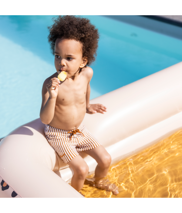 Rechthoekig Zwembad Panterprint Beige (211cm)