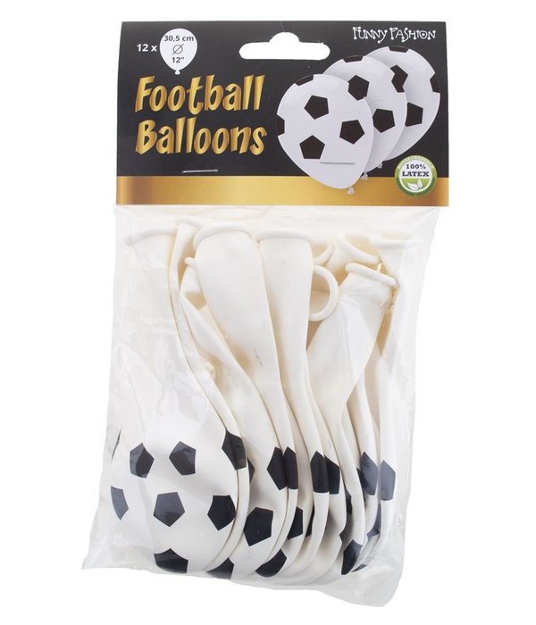 Voetbal Ballonnen (12st)