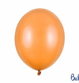 Oranje Metallic Ballonnen Mandarijn Oranje (50st)