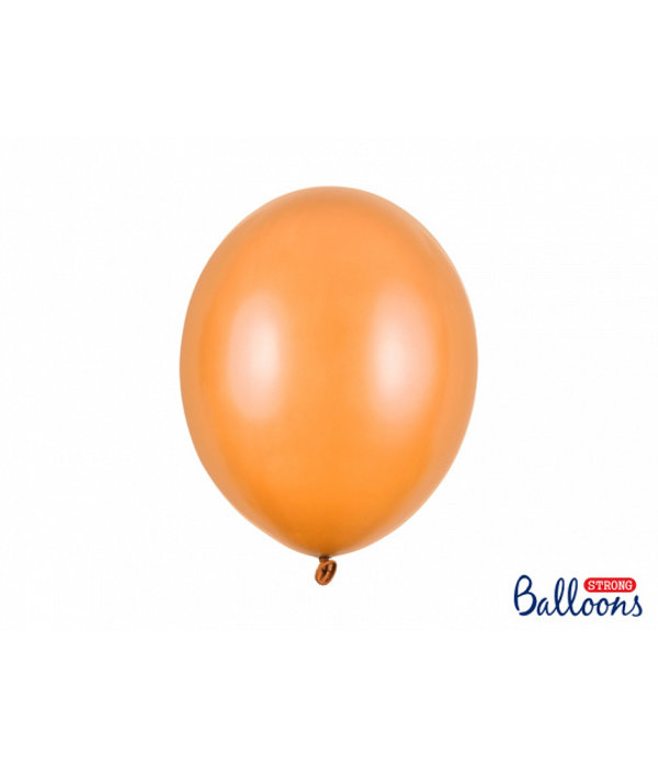 Oranje Metallic Ballonnen Mandarijn Oranje (50st)