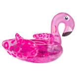 Opblaasbare Flamingo XL Glitter Roze (150cm)