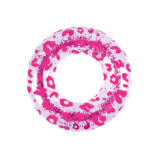 Luxe Zwemband Glitter Roze Panterprint (90cm)