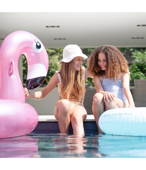 Zwemband Blauw met Witte stippen (90cm)