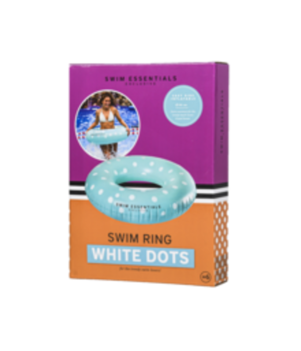 Zwemband Blauw met Witte stippen (90cm)