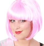 Pruik sensation bobline roze