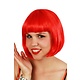 Toppers eco bobline pruik rood