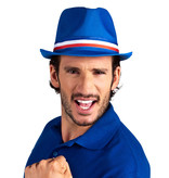 Trilby Hoed Frankrijk Blauw