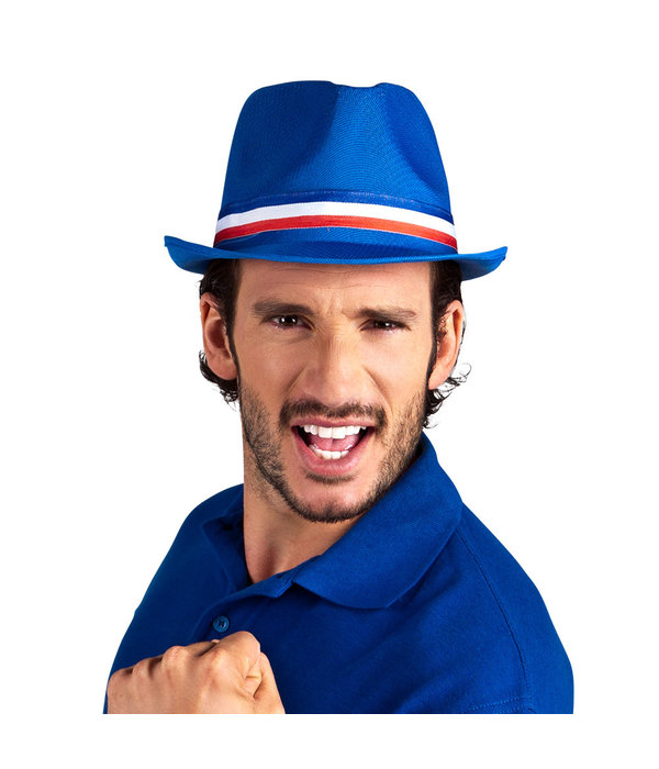 Trilby Hoed Frankrijk Blauw