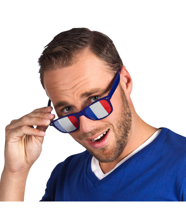 Partybril Frankrijk Blauw