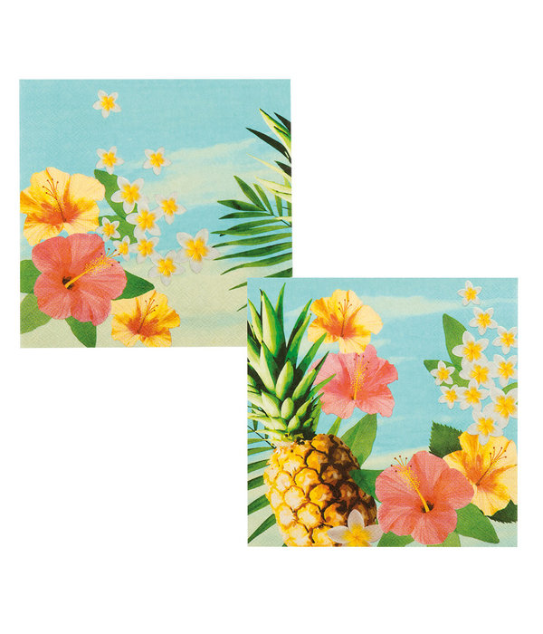 Feestservetten Paradise Hawaii (20st)