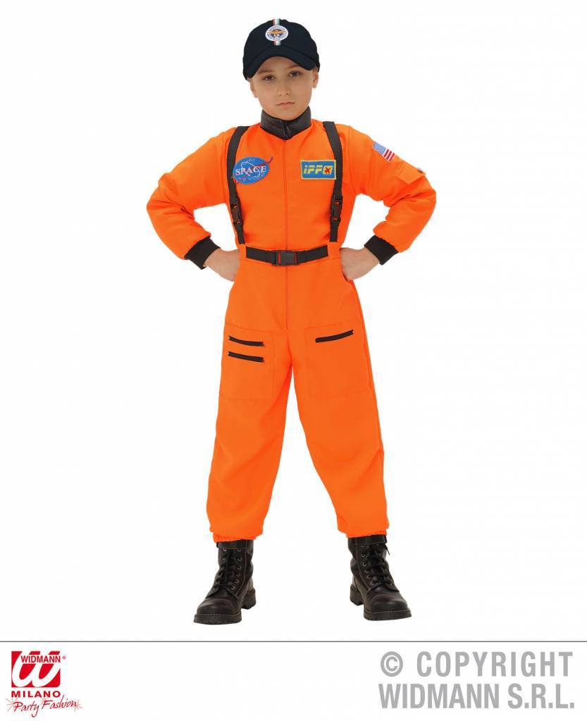 Astronautenpak kind oranje