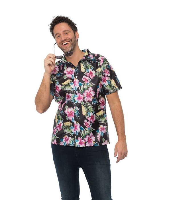 Hawaii Blouse Zwart Peke