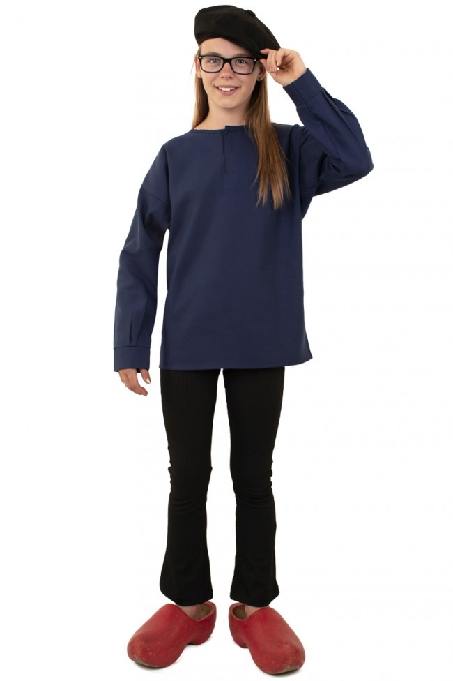 Blauwe kiel kind jongen/meisje afbeelding