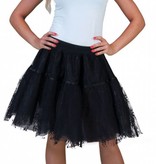 Petticoat Zwart Deluxe