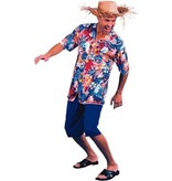 Hawaii kostuum heren + Hoed