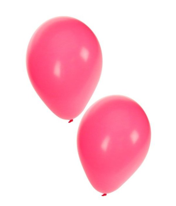 Ballonnen fucsia Roze 50 stuks