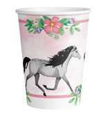 Feestbekers Paarden Beautiful (8st)