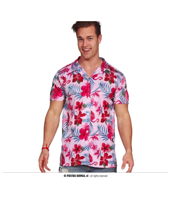 Hawaii Blouse Kalino Flamingo