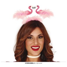 Haarband flamingo's