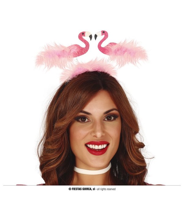 Haarband flamingo's