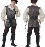 Middeleeuwse farmer 5-delig