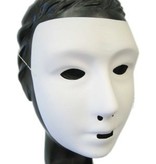 Grimeermasker wit half