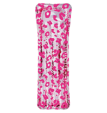 Luxe Luchtbed Panterprint Roze Transparant
