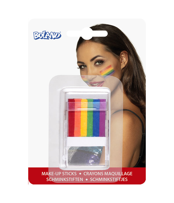 Schminkstift 6-in-1 Regenboog