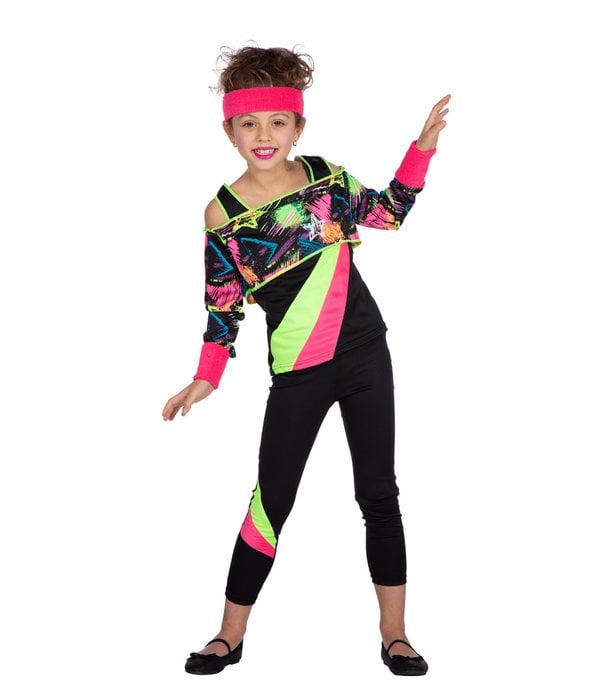 Retro Aerobic Outfit Meisjes