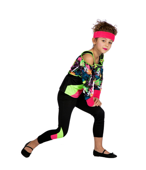 Retro Aerobic Outfit Meisjes