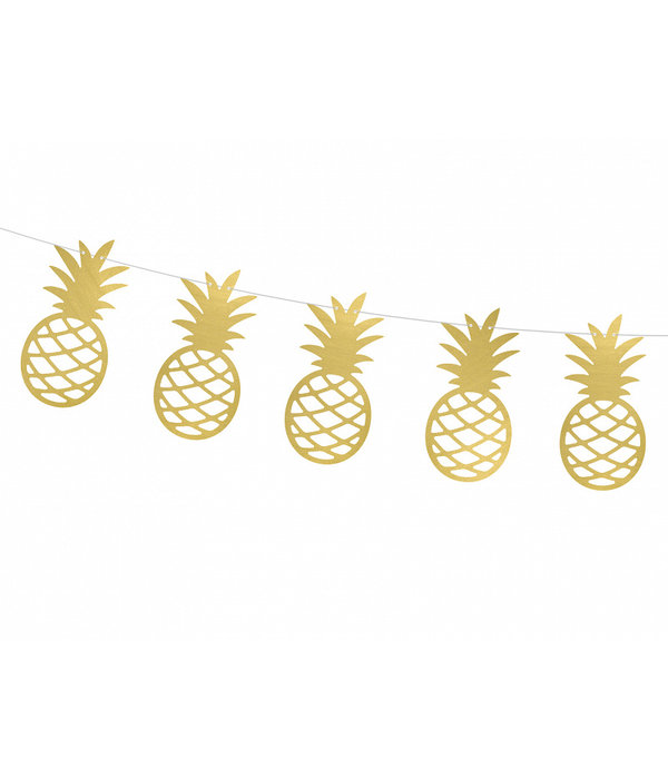 Ananas Slinger Aloha Metallic goud