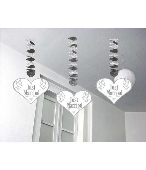 Hangdecoratie Just Married