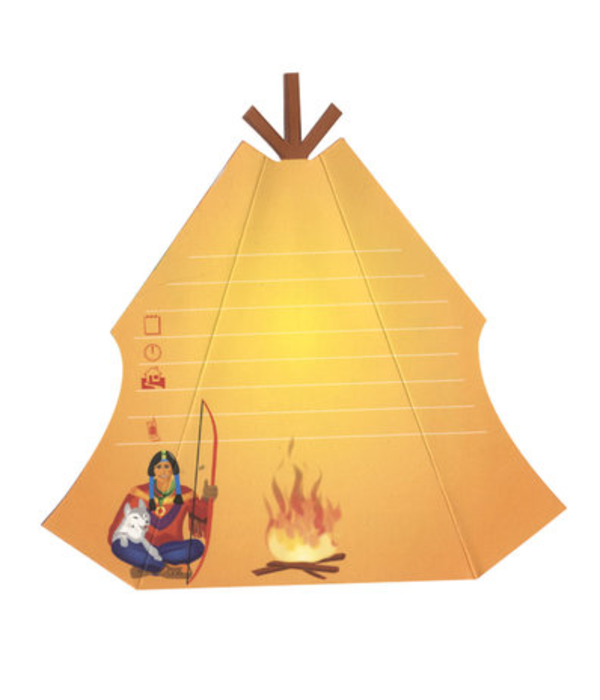 Indianen Party Uitnodigingen - 8 stuks