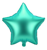 Folieballon ster Groen satijn 48cm