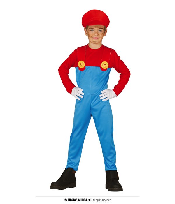 Monteur kostuum Mario Kind