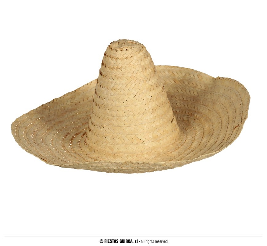 Mexicaanse Strohoed Naturel Miguel (50cm)