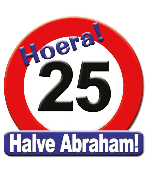 Huldeschild 25 Jaar Halve Abraham
