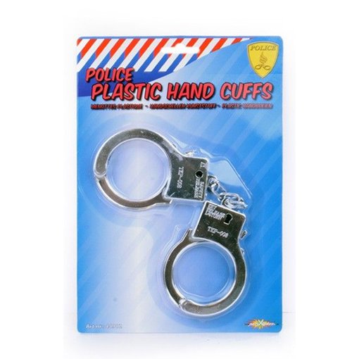Handboeien plastic zilver