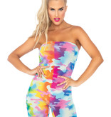 Festival romper regenboog camouflage