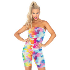 Festival romper regenboog camouflage
