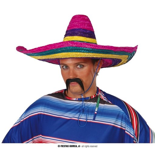 Mexicaanse Sombrero Multikleur (50cm)