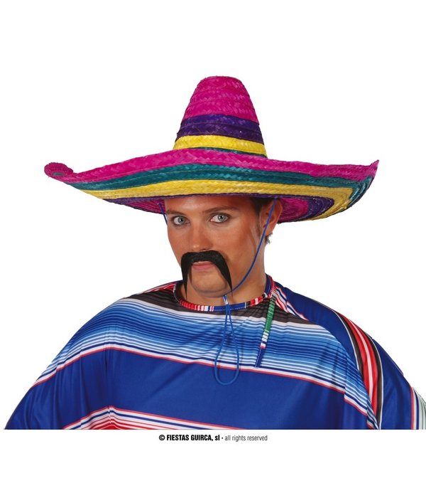Mexicaanse Sombrero Multikleur (50cm)
